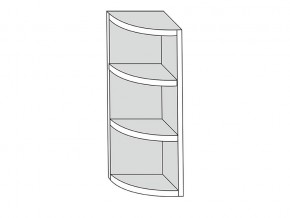 19.30.0р Полка угловая (h=913) радиусная  ЛДСП УНИ в Кизеле - kizel.magazin-mebel74.ru | фото