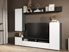 Гостиная Нео Антрацит/Белый в Кизеле - kizel.magazin-mebel74.ru | фото