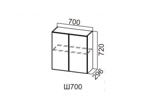 Ш700/720 Шкаф навесной 700/720 в Кизеле - kizel.magazin-mebel74.ru | фото