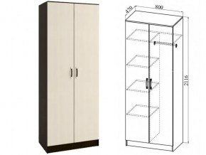 ШКР800.2 Шкаф 2х-створчатый комби в Кизеле - kizel.magazin-mebel74.ru | фото