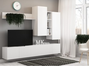 Стенка НМ-001 Сканди МДФ фасад белый в Кизеле - kizel.magazin-mebel74.ru | фото